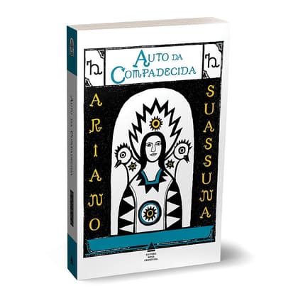 Capa do livro O Auto da Compadecida, de Ariano Suassuna