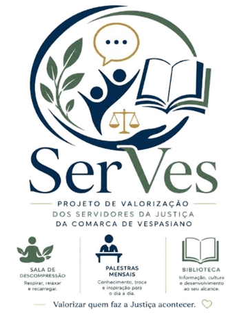 Logo oficial do SerVes — projeto de valorização dos servidores da Justiça da Comarca de Vespasiano